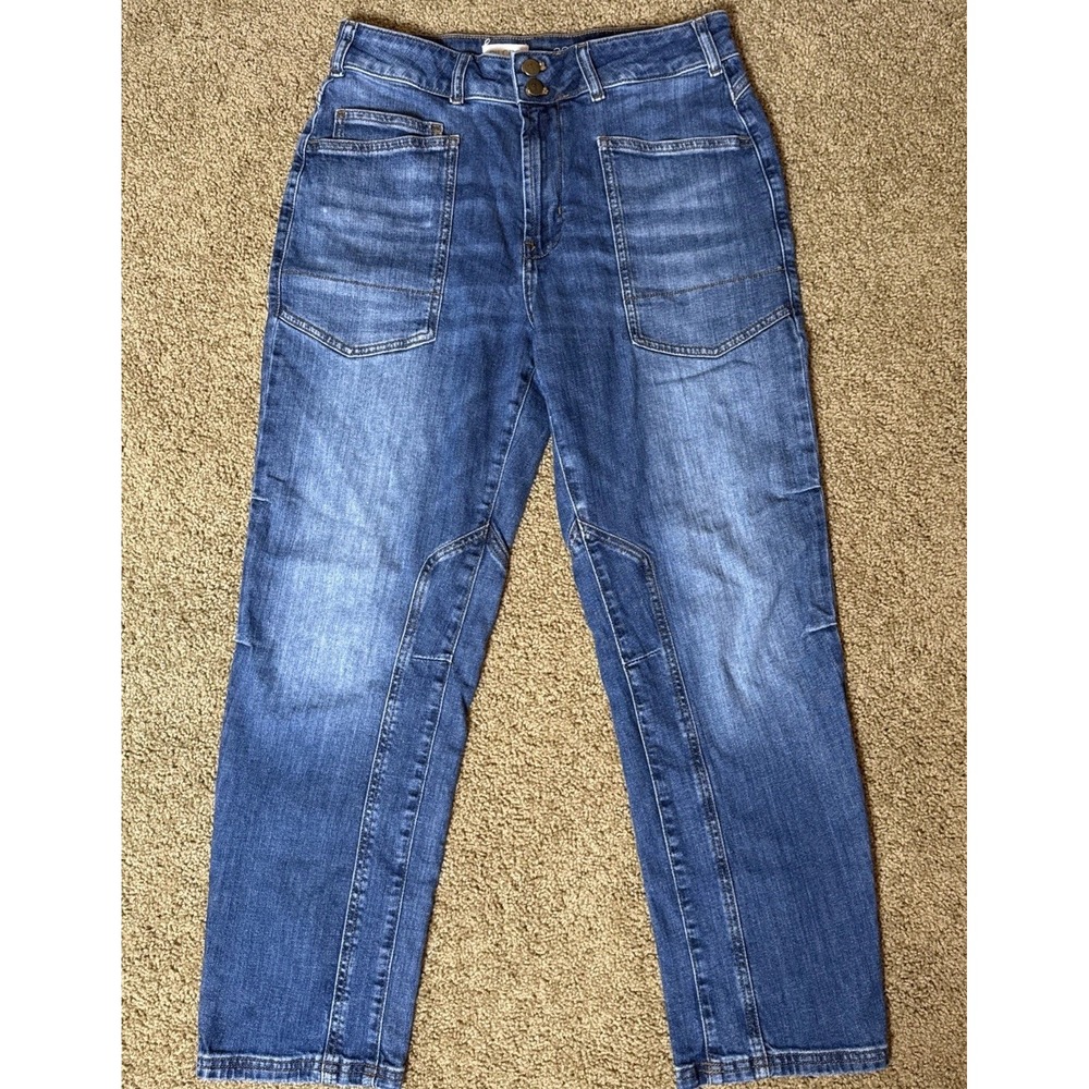 Pilcro Wanderer Jeans Women's Size 30 Blue Straight Leg Denim Anthropologie